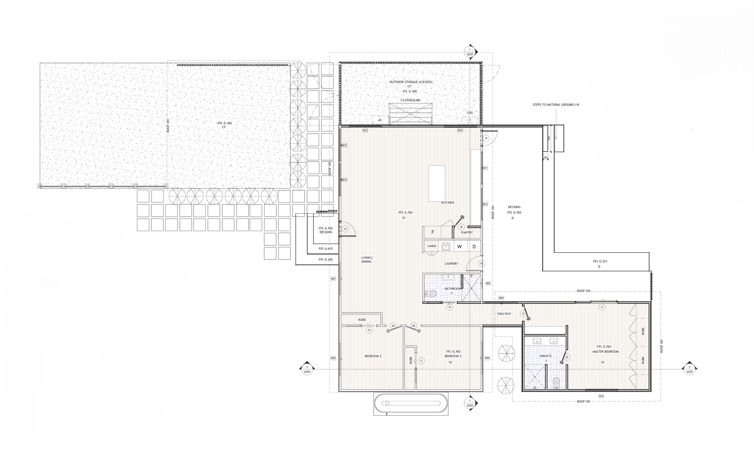 Proposed floor plan for the Tingalpa extension